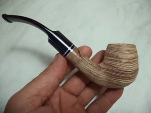 PIPA PIPE PFEIFE NERONE BY MOLINA ITALY ULIVO OLIVO  NUOVA RUSTICATA   TOP 41 - Picture 1 of 1