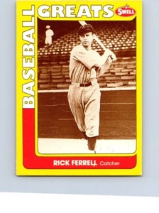 BASEBALL CARD 1991 SWELL BASEBALL GREATS BOSTON RED SOX RICK FERRELL  NO268 - Picture 1 of 2