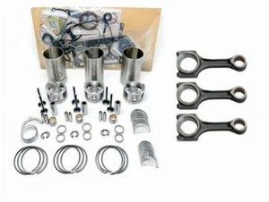 Overhaul Rebuild Kit+3pcs Connecting Rod For Kubota D662 Engine A-13 A13 Tractor - Picture 1 of 7