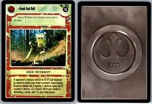 1999 DECIPHER STAR WARS CCG - EWOK AND ROLL - RARE FOIL - NM - Picture 1 of 1