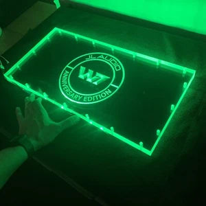 Plexiglás Sound Authority - Ventana acrílica grabada de 3/4" X 20 X 10" para subcaja - Imagen 1 de 24