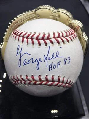 GEORGE KELL Signed Autographed ROML Baseball HOF 83 - PSA /Dna - Image 1 of 2