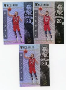 3 Card Lot 2019-20 PANINI ILLUSIONS NICOLO MELLI      RC - Picture 1 of 1