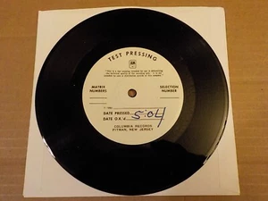 THE POLICE SYNCHRONICITY l l 45 TEST PRESSING VG+ A&M RECORD MFG WHITE LABEL - Picture 1 of 4