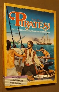 Pirates! by Micro Prose Software for Apple IIGS computer 1987 II/GS - Picture 1 of 3