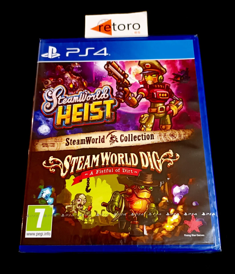 STEAMWORLD COLLECTION HEIST + DIG Sony Playstation 4 PS4 PAL-España Español New - Imagen 1 de 2