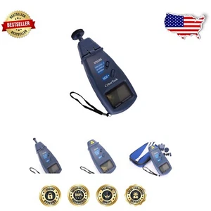 Professional 3-in-1 Digital Photo Tachometer for RPM & Surface Speed - ABS Build - Picture 1 of 7