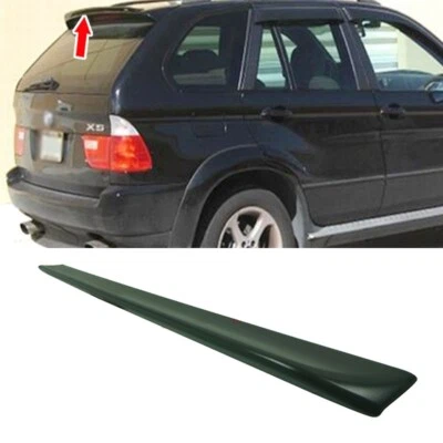 Unpainted ABS Fit For BMW E53 X5 Series Hatchback Rear Trunk Spoiler 00-06 Foto 1 de 4
