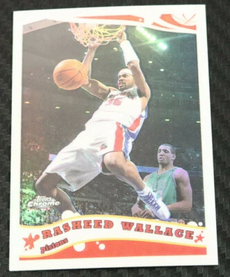 2005-06 Topps cromo - rasheed Wallace - refractor Foto 1 de 2