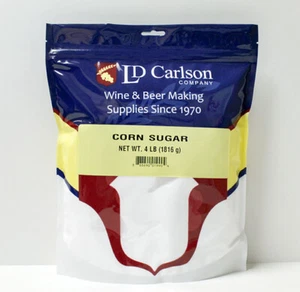 Corn Sugar, 4 LB Corn Sugar, Dextrose, Fermentable Adjunct, Homebrew Beer Making - Picture 1 of 1