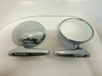 ALFA ROMEO SPIDER Chromed stainless steel external rear mirror LH/RH #60716722  - Image 1 of 4