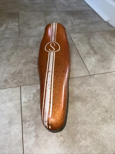 Vintage Schwinn Orange Krate Stingray OEM Original Bicycle Seat 1969-1972 - Picture 1 of 15