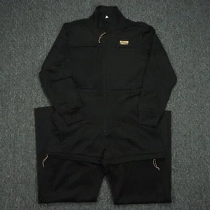 Adidas Jumpsuit Womens Small Black Gold R.Y.V Romper Convertible Pants - Picture 1 of 11
