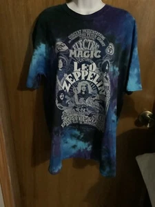 Led Zeppelin ELECTRIC MAGIC Tie Dyed XL T-Shirt EUC ~ ⚡️Fantastic ✨ - Picture 1 of 11