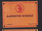 Ancienne  tiquette allumettes  France BN122274 Femme Gitane  