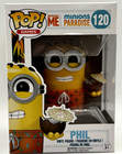 FUNKO POP! Phil Minions Paradise Games 120  W/ PROTECTOR - P69