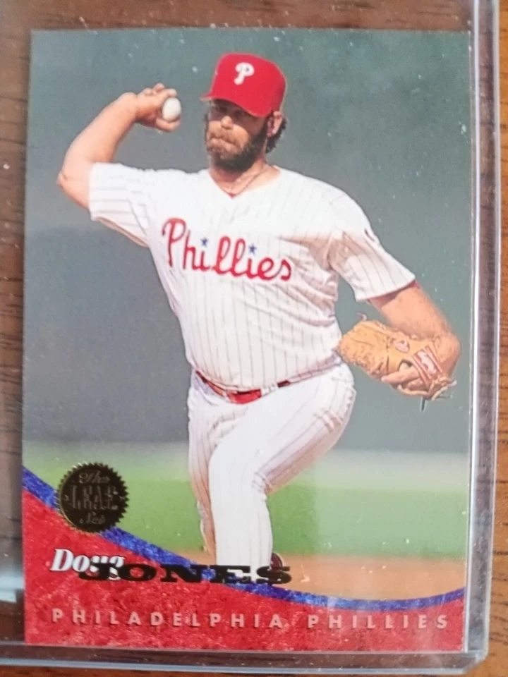 DOUG JONES PHILLIES 1994 THE LEAF SET BASEBALL CARD #377 - Image 1 of 1