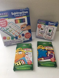 School Starter Puzzle, Subtraktion Crayola trocken abwischbare Farbe und Formen neu - Bild 1 von 7