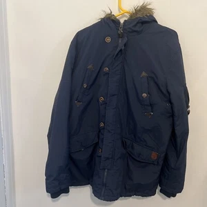 Brave Soul Boy Men Jacket Size L Hoodie - Picture 1 of 16