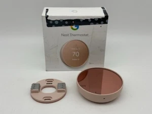 Google Nest Smart Programmable Wifi Thermostat GA02082-US Sand - Picture 1 of 4
