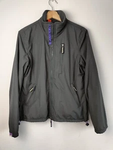 Superdry Professional The Windhiker Grey Full Zip Jacket Coat - Men's Medium - Picture 1 of 16