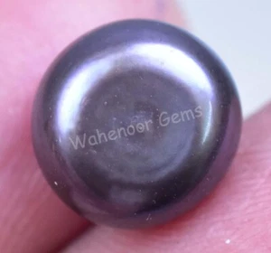 5.20 Ct Natural Tahitian Bluish Black South Sea Pearl Certified Untreated Gems - Picture 1 of 6