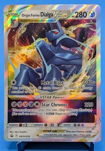 Origin Forme Dialga VSTAR SWSH256 Pokémon TCG 2022 Holo Black Star Promo Casi Nuevo - Imagen 1 de 3