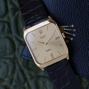 Rolex Cellini Ref. 4135 18k Gold Box Booklets Tag Manual Wind 1999 - Picture 1 of 24