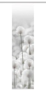 HOME in green Schiebevorhang DOCLIA in Bambus-Optik, Digitaldruck, halbtranspare - Bild 1 von 3