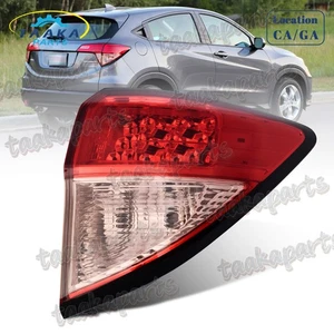 Fit 2016 2017 2018 Honda HRV HR-V Red Rear Tail Light Brake Lamp Passenger Side - Picture 1 of 10