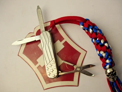 Raro AG Russell Victorinox Classic SD com bandeira dos EUA Russell - Imagem 1 de 4