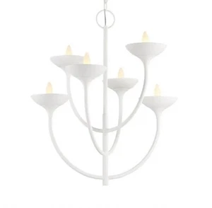 Minka-Lavery Chandelier Light. Plaster White . New In Box - Picture 1 of 3