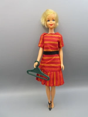 Vintage Barbie Francie Clone Outfit dress with one shoe and hanger NO DOLL - Image 1 of 4