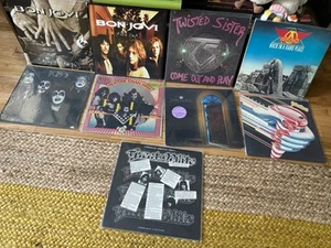 30 Vinyl LP KISS Bon Jovi AC/DC Iron Maiden Judas Priest PEARL JAM Sabbath More - Picture 1 of 17