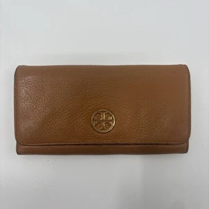Tory Burch Robinson Continental Women's Wallet - Brown. Read Description - Picture 1 of 10