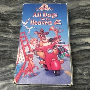 All Dogs Go To Heaven 2 VHS Tape Cartoon - Picture 1 of 4