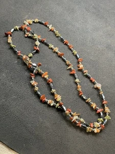 Collier Sautoir Pierres Naturelles - Picture 1 of 8