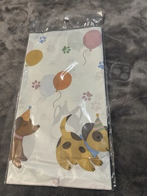 Mantel decoraciones fiesta perro suministros fiesta cumpleaños 54x102 Foto 1 de 4