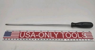 Snap On Tools SSDP101 USA 13” Long Phillips No 1 Screwdriver Black Hard Handle - Image 1 of 4