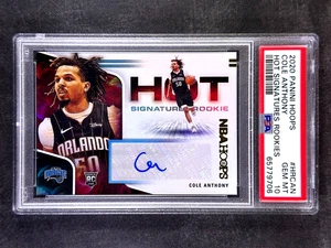 Panini Hoops #HR-CAN 2020-21 Cole Anthony Hot Signatures novato automático PSA 10 gemas - Imagen 1 de 2