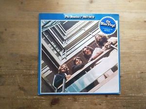 The Beatles 1967-1970 The Blue Album Excellent 2 x BLUE Vinyl LP Record PCSPB718 - Picture 1 of 5