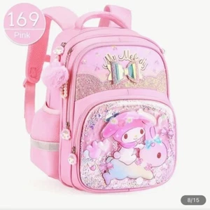 Sanrio My Melody BackPack Bag Book Bag Back To School Kawaii Kids Pink - Picture 1 of 11