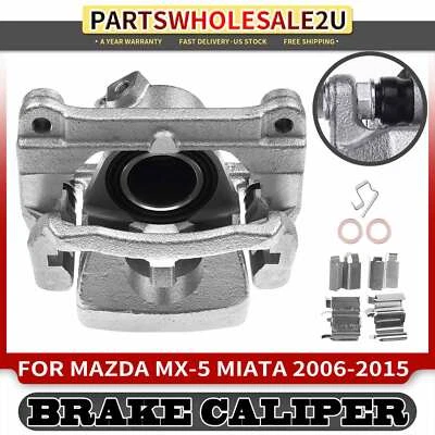 Pinza de freno de disco del lado del conductor delantero con soporte para Mazda MX-5 Miata 2006-2015 Foto 1 de 4