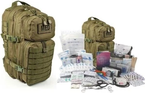 Kit de trauma táctico ELITE PRIMEROS AUXILIOS #3 STOCK con mochila supervivencia médica ODG - Imagen 1 de 6