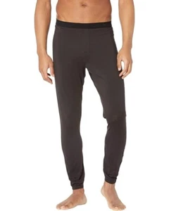 Hot Chillys Clima-Tek Bottoms Men's Large Black Stretch Skinny Leg Pants JDM2066 - Picture 1 of 12