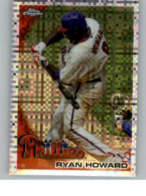 2010 Topps Chrome Refractors #126 Ryan Howard (ref 138130) - Image 1 of 2
