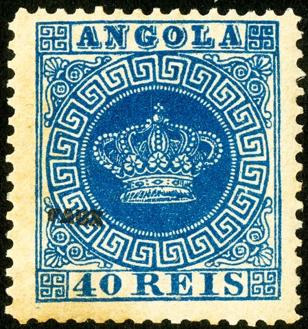 Angola Stamps # 4 MLH VF Slight Toning Scott Value $275.00 Cover