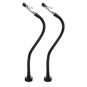 2pcs Solder Helping Hands,Third Hand Tool with Alligator Clip,Magnetic,Black,11" - Picture 1 of 6