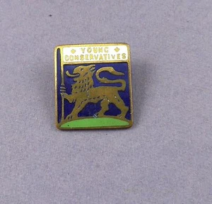 Junge Konservative Vintage Emaille Abzeichen - Bild 1 von 2