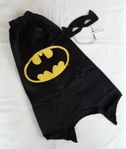 NEW DC Comics Batman Halloween Mask & Cape Combo Costume Role Play Dress Up 3+ - Picture 1 of 7